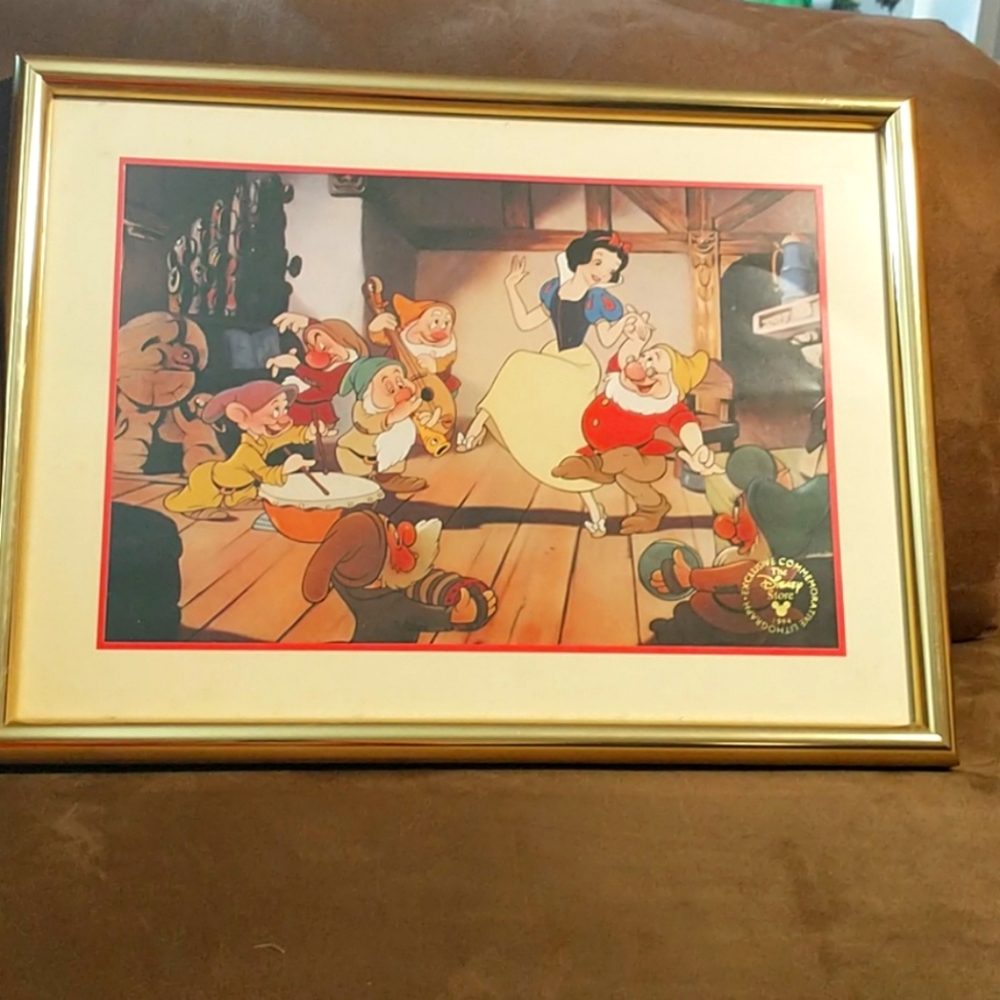 Disney Snow White Lithograph 1994
